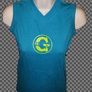 Girls softball/baseball sleeveless shirt